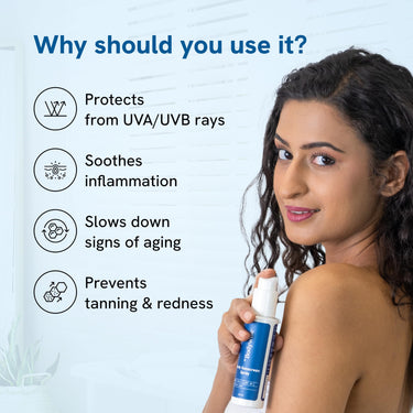 Be Bodywise Sunscreen Spray SPF 50 PA+++ 100ml | With SunCat DE Technology | Protects Skin from UVA/UVB Rays & Slows Down Signs of Aging | 1% Niacinamide, 1% Red Algae & 2.5% Glycerin | Fragrance Free